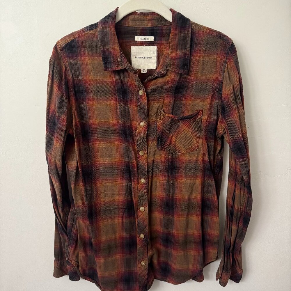 Thread & Supply Plaid Button Down
